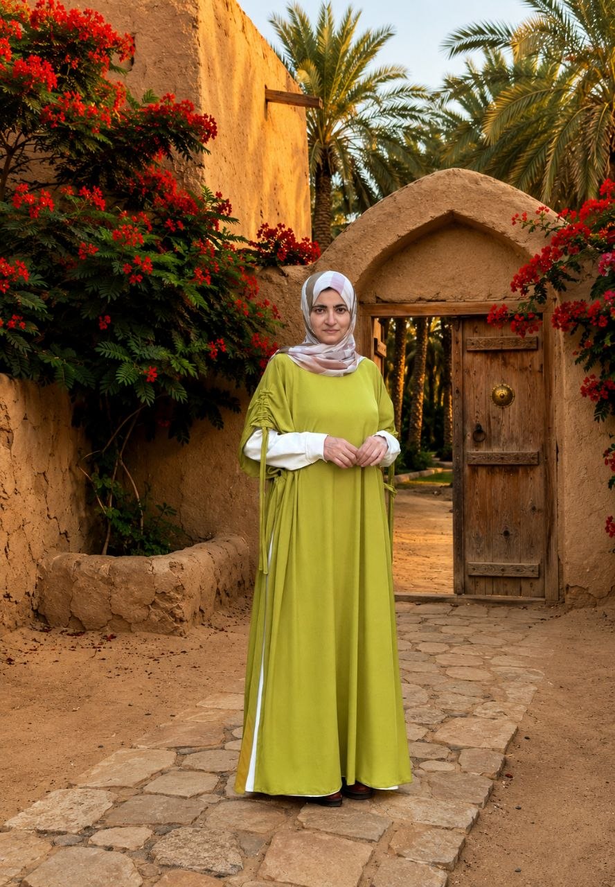 حياة - أخضر تفاحي Vest